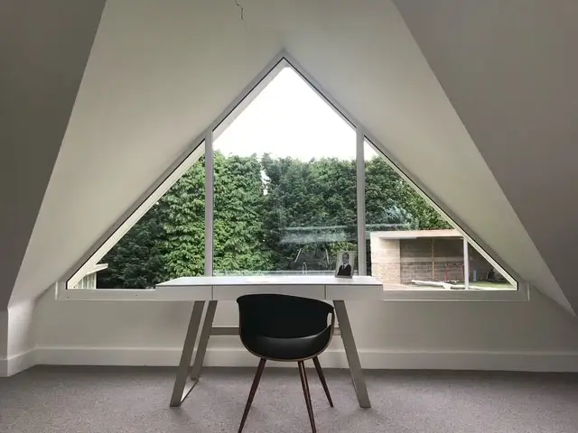 glass gable in a pitched roof: Swipe To View More Images