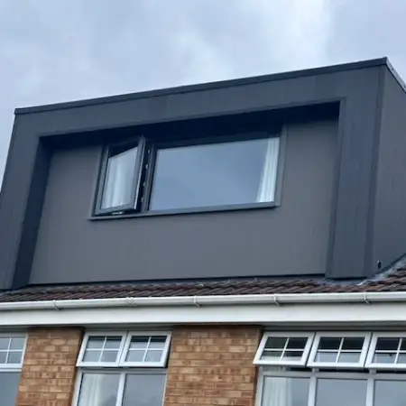 Flat roof dormer: Click Here To View Larger Image
