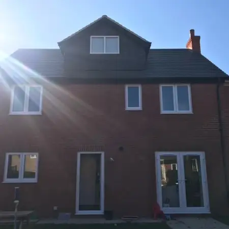 pitch roof dormer on a new build property: Click Here To View Larger Image